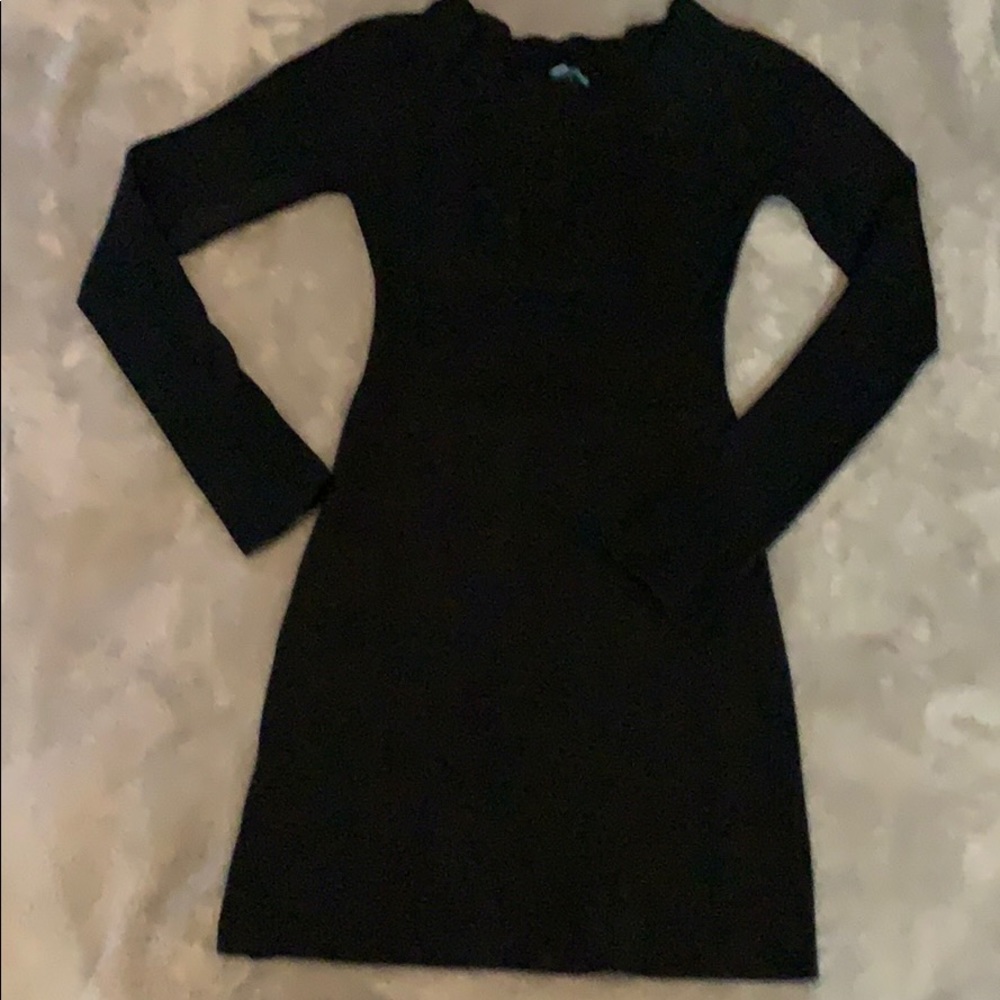 BCBG black sweater dress